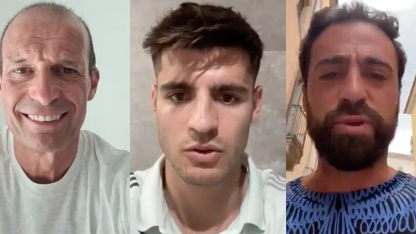 Allegri, Morata e Pinsoglio: "Forza Daniel, vincerai questa partita. Ti aspettiamo a Torino"
