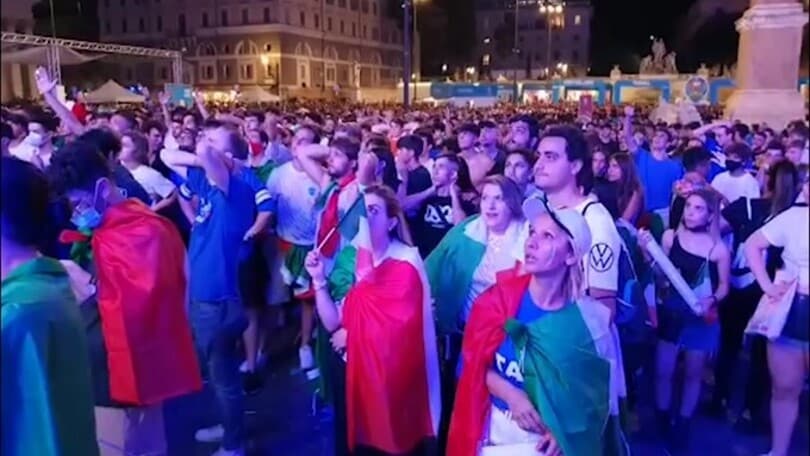 Gol Spagna, la delusione dei tifosi