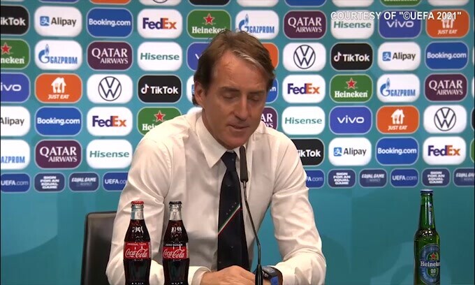 Mancini: "Siamo contenti, ma ne manca ancora una.."