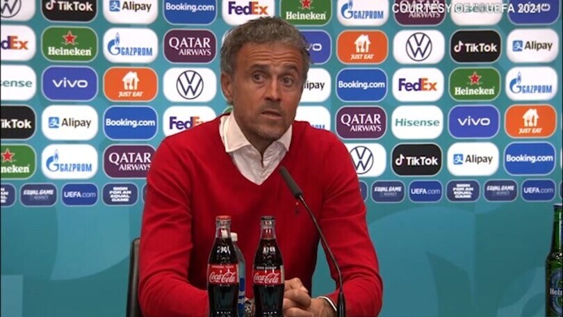 Luis Enrique: "Non dobbiamo disperarci per la sconfitta"