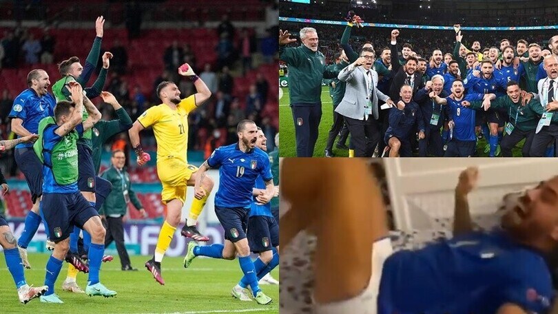 Da Chiellini e Bonucci a Locatelli e Spinazzola: festa Italia sui social