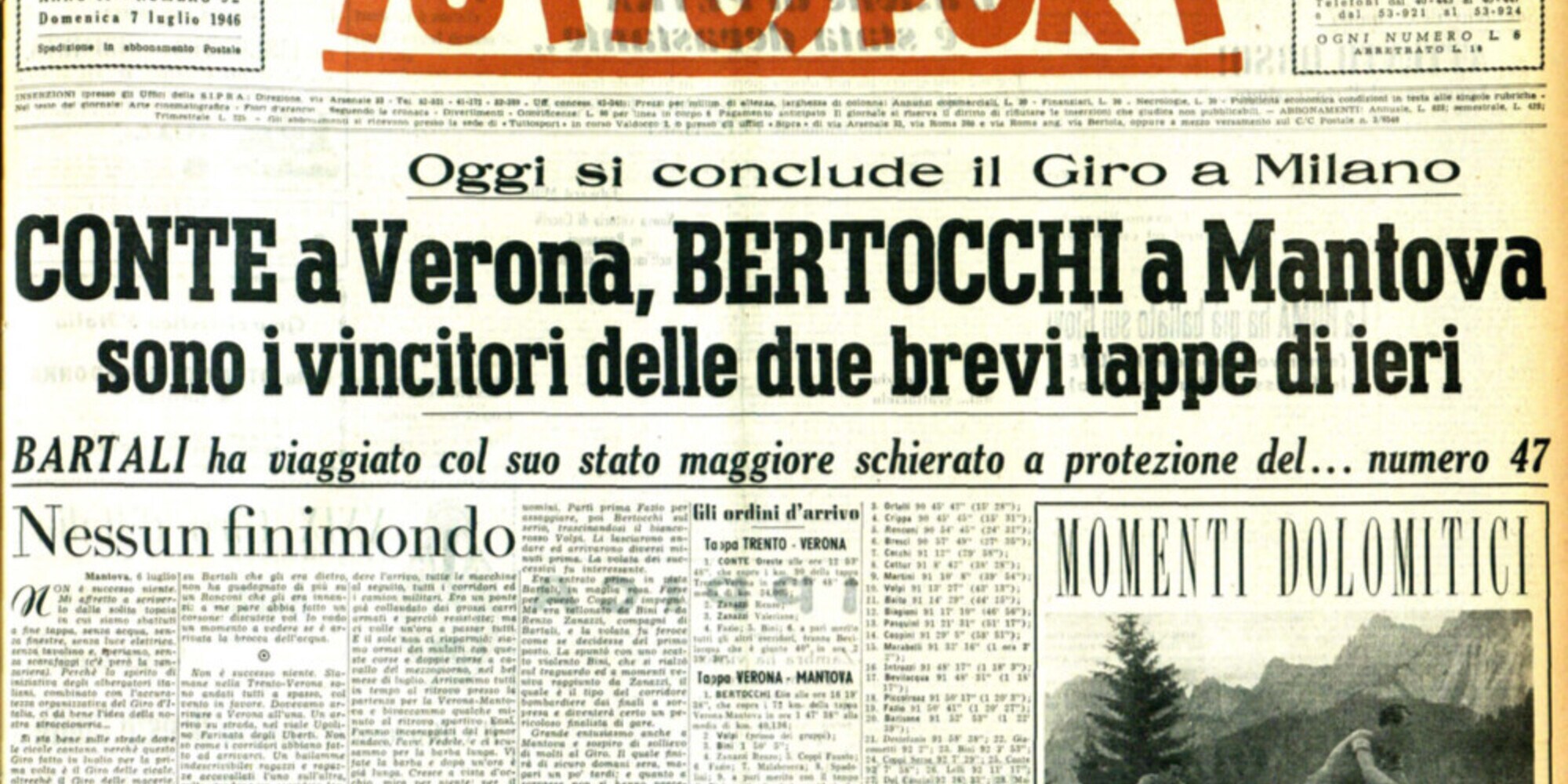 Il Giro d'Italia senza acqua, luce elettrica e... scarafaggi!