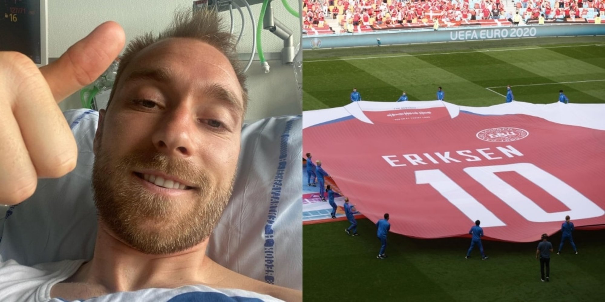 Eriksen e l'invito della Uefa: finale Europei a Wembley con i soccorritori
