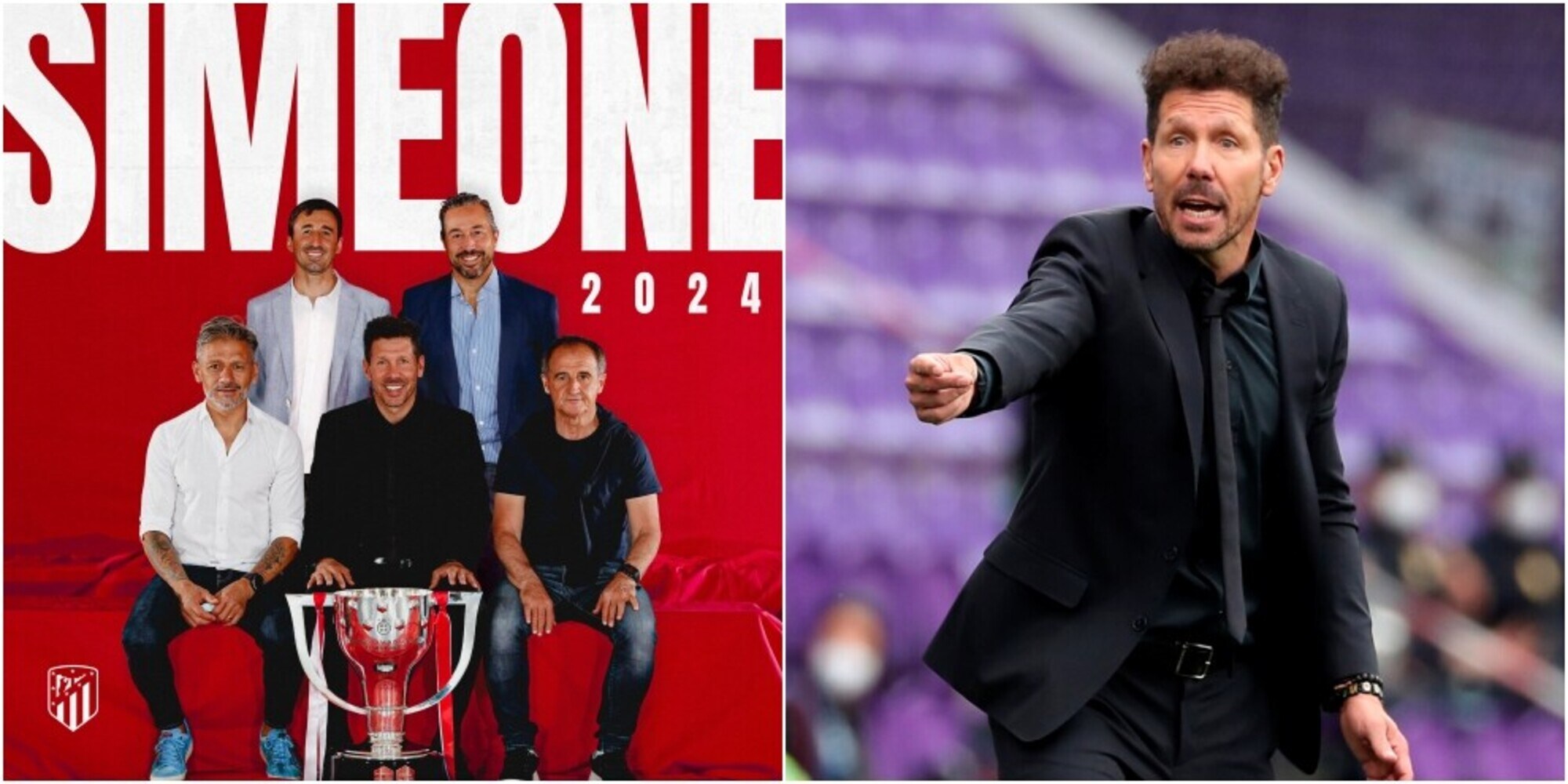 Atletico Madrid, Simeone prolunga fino al 2024: è ufficiale