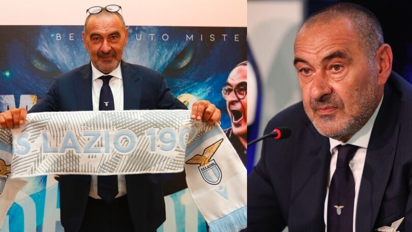Lazio, la conferenza di Sarri e l’incontro con Lotito