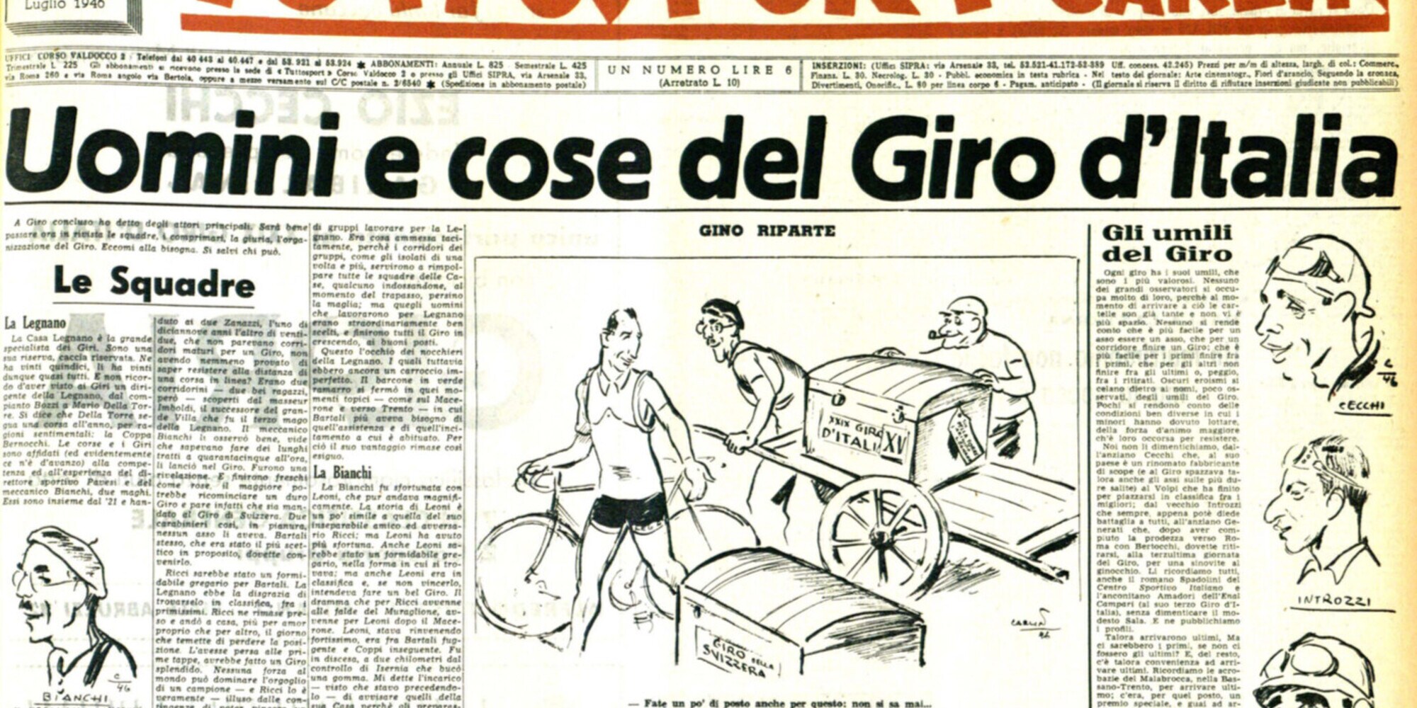 Giro d'Italia, i segreti della Legnano dietro il trionfo di Bartali