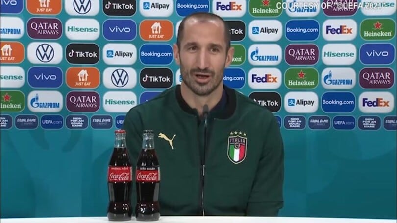 Chiellini: "Chiedete a Paratici cosa penso di Kane.."