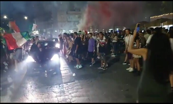 Italia sul tetto d'Europa, mega festa a Roma