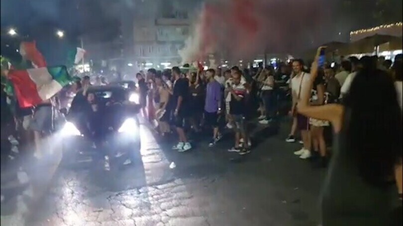 Italia sul tetto d'Europa, mega festa a Roma