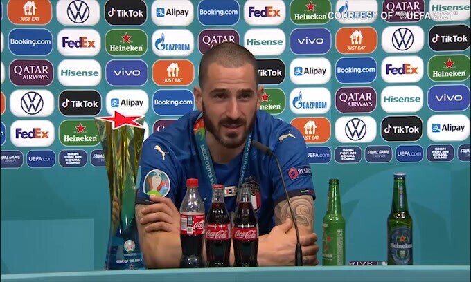 L'orgoglio di Bonucci: "La coppa viene con noi a Roma"
