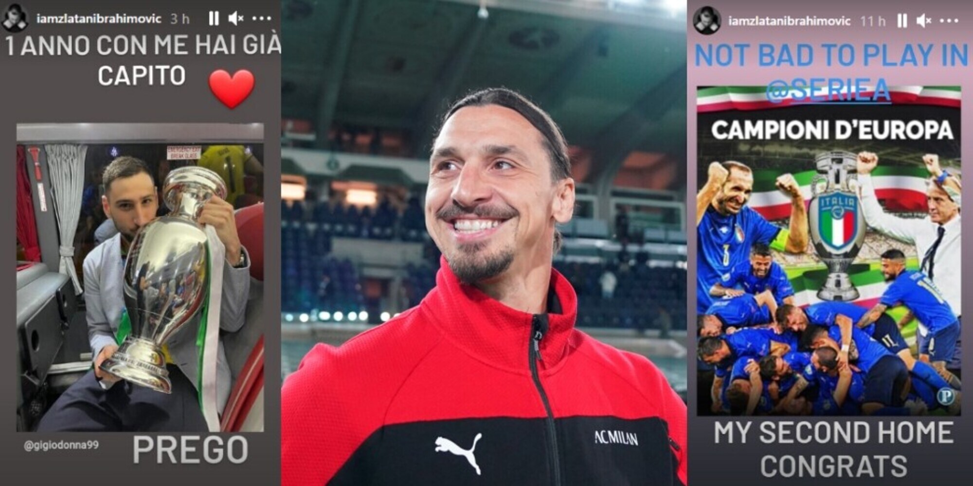 Ibrahimovic, che complimenti agli azzurri! E su Donnarumma...