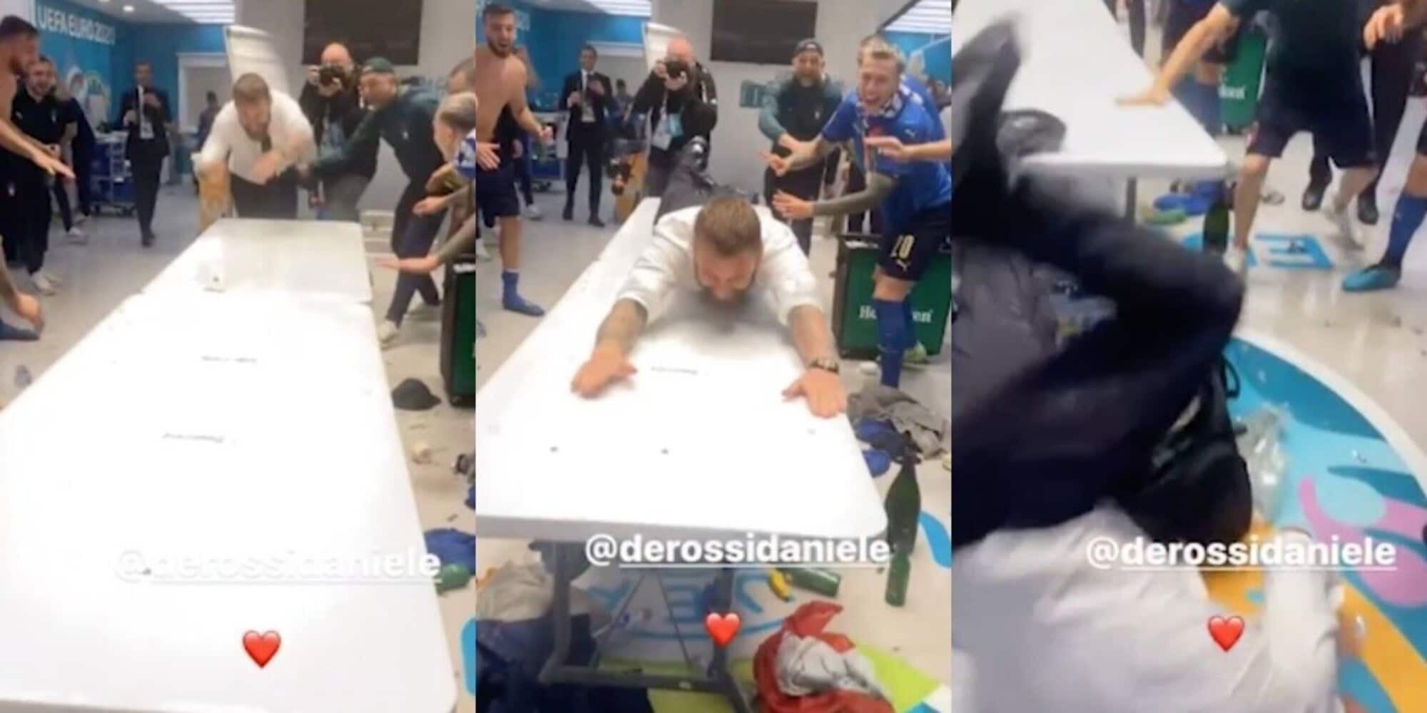Italia campione d'Europa. De Rossi impazzito: la folle esultanza