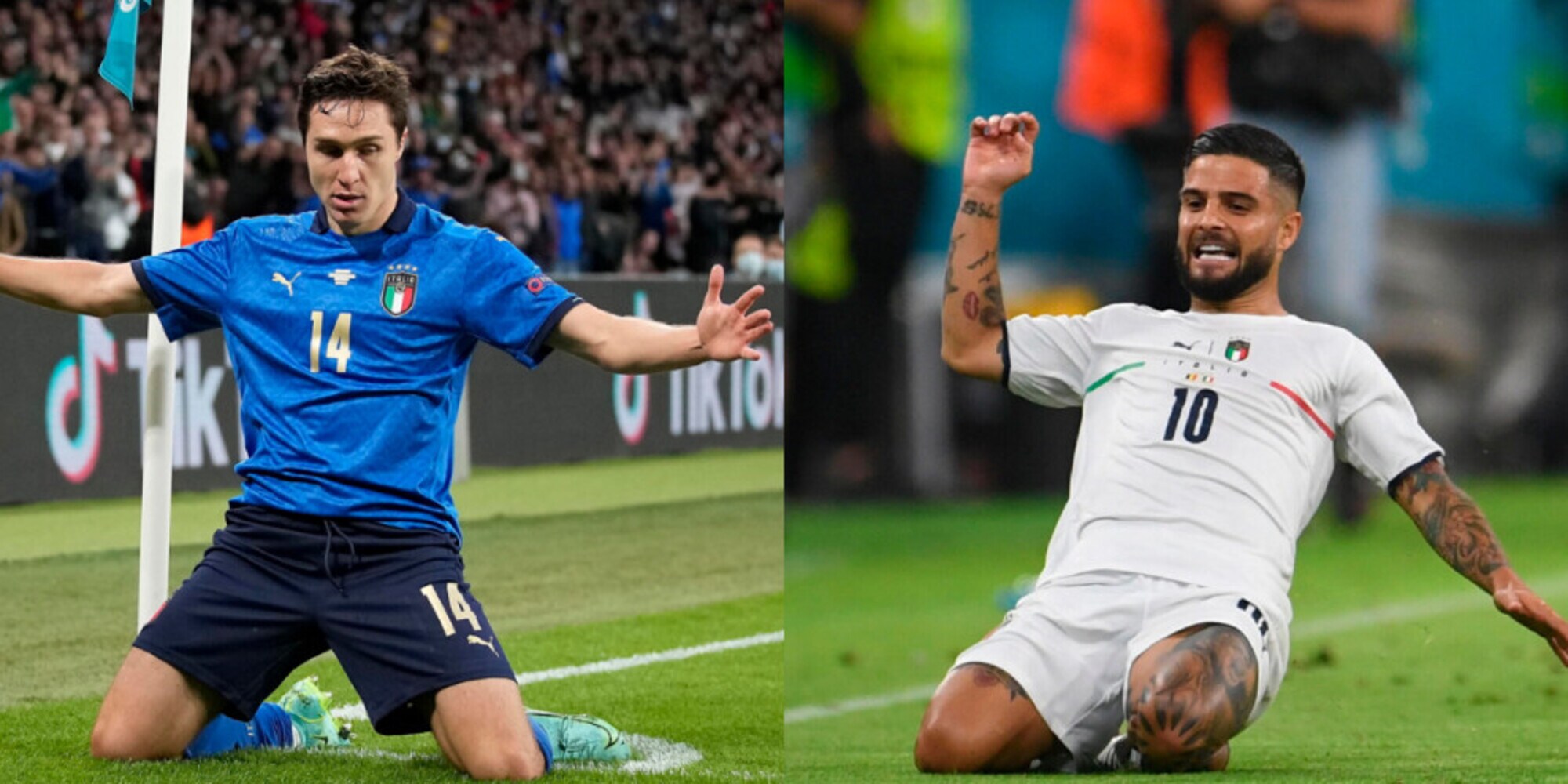 Miglior gol di Euro 2020, candidato Chiesa. Presente anche Insigne