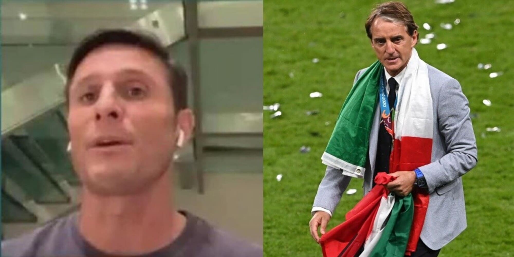 Zanetti: "Mancini ha trasformato l'Italia! Lautaro? Ci siamo sentiti"