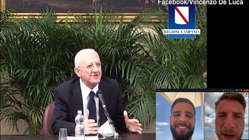 De Luca a Insigne e Immobile: "Gli inglesi ci sono rimasti male"