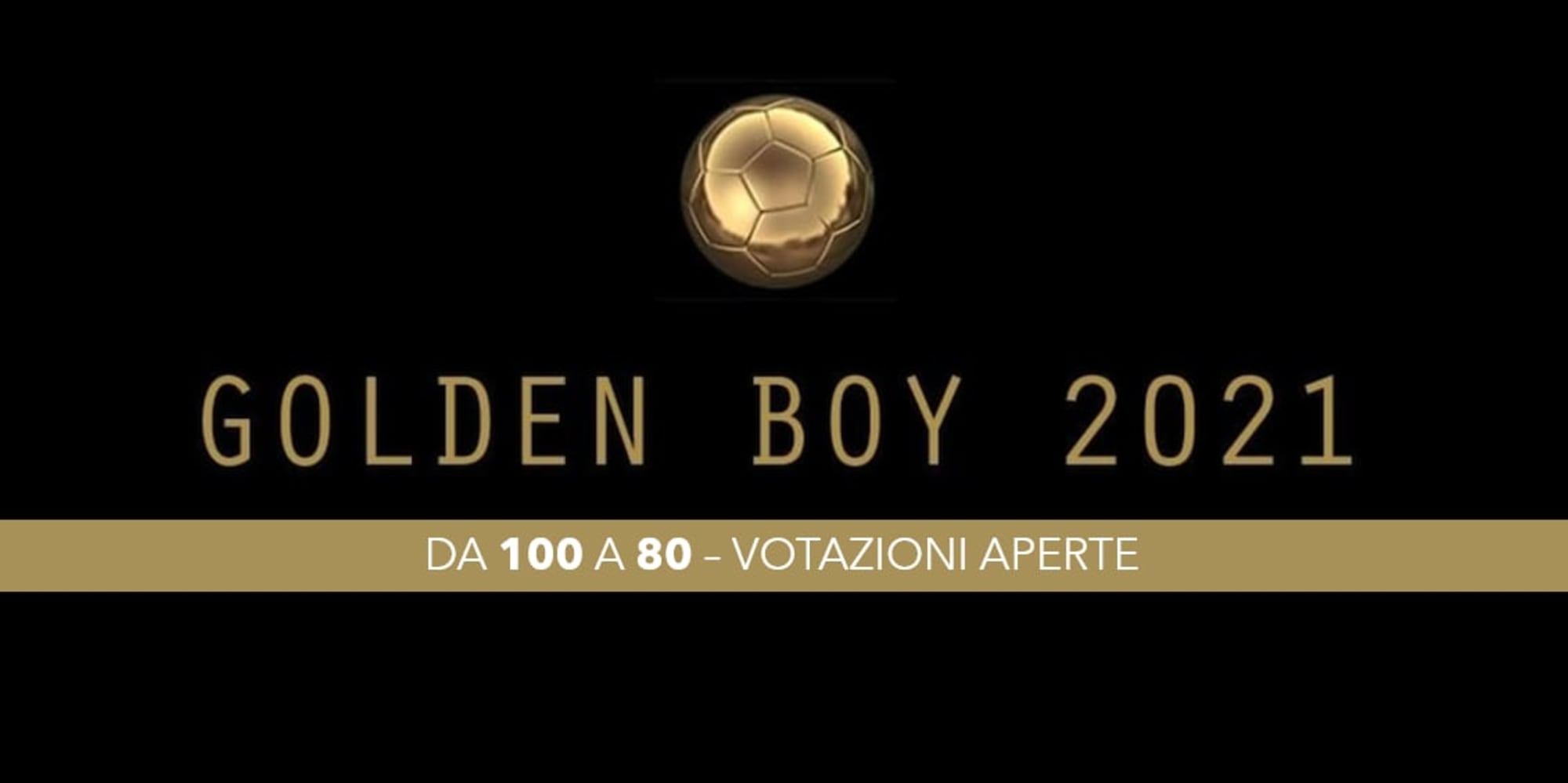 Golden Boy 2021, primo taglio: si passa da 100 a 80. Votazioni aperte