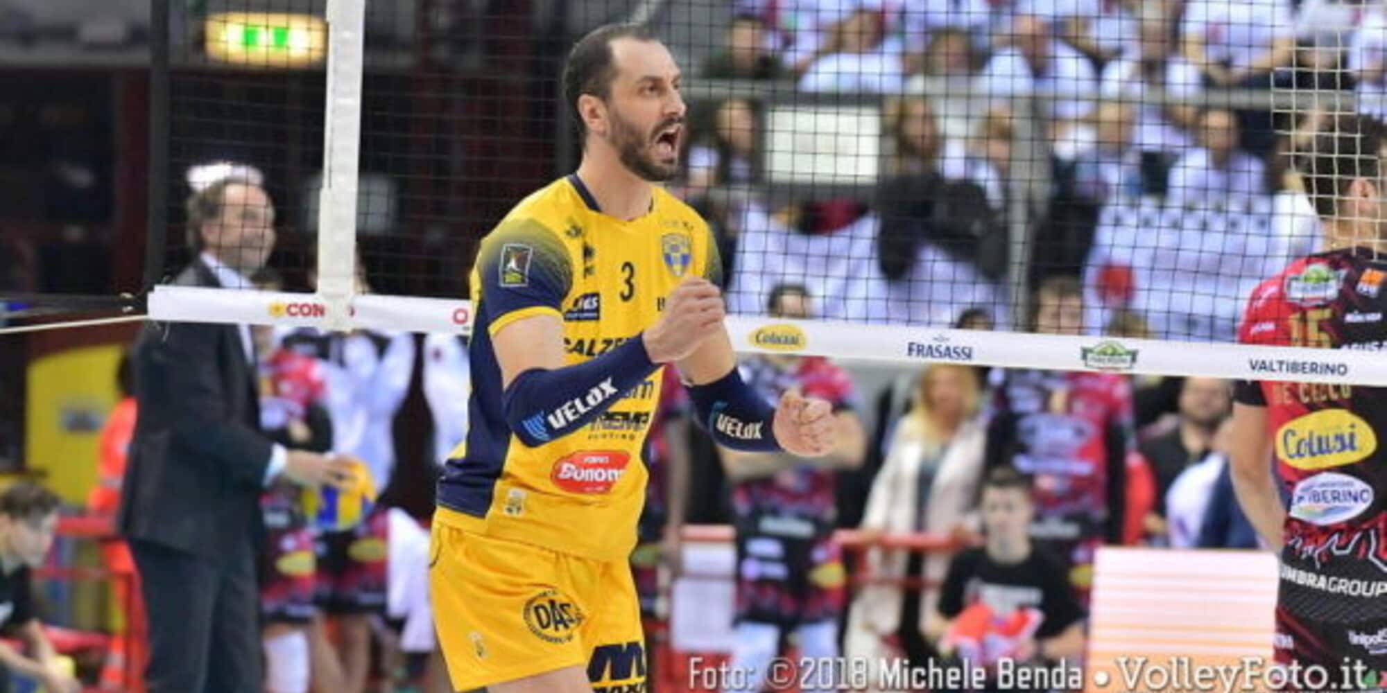 Matey Kaziyski si riprende la '1' di Trento