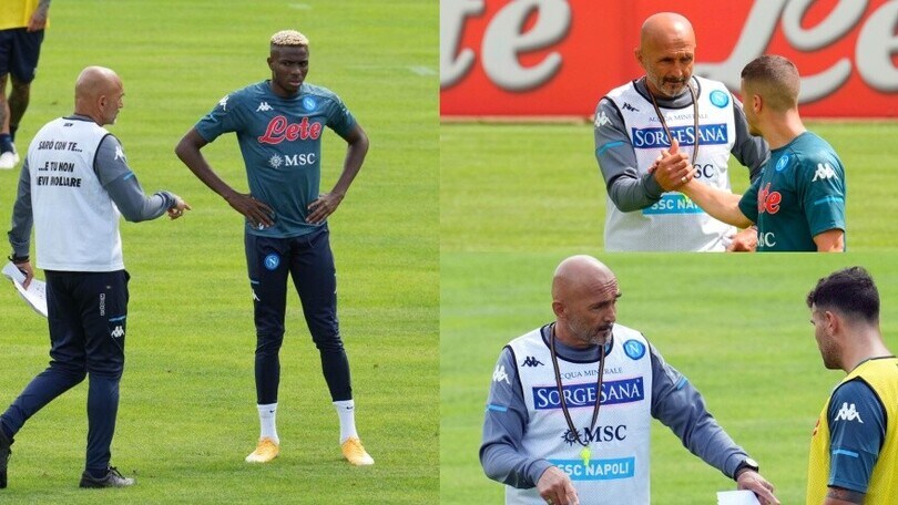 Napoli, Spalletti faccia a faccia con i giocatori