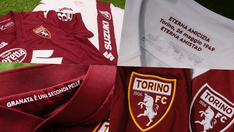 Le nuove maglie del Torino per la stagione 2021-2022