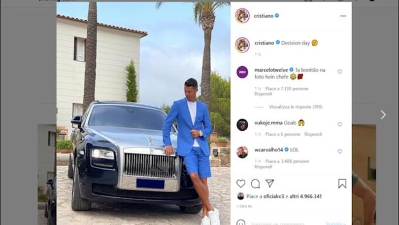 Ronaldo, il post "spaventa" i tifosi della Juve