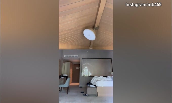 Balo, cosa combini? Che calcio al lampadario!