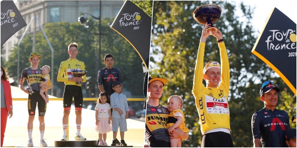 Tour de France, l'apoteosi di Pogacar a Parigi