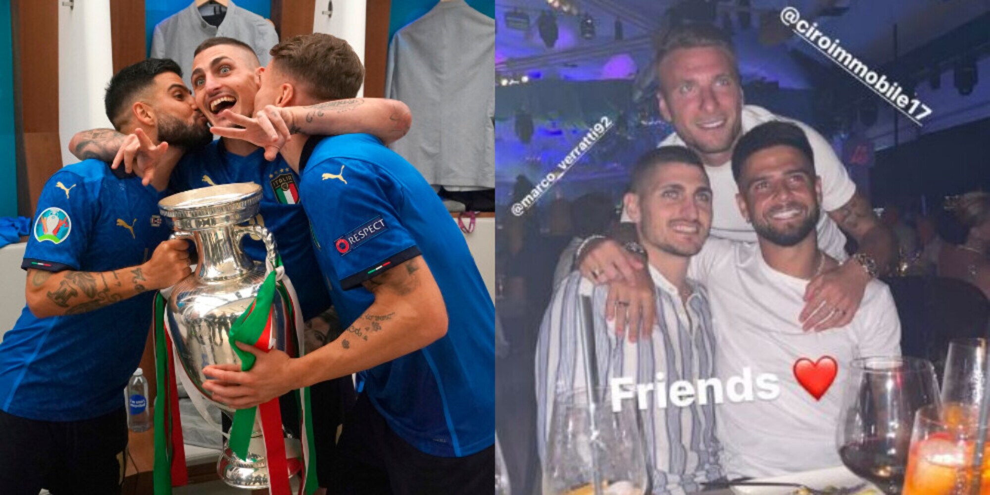 Insigne, Immobile e Verratti: pazza festa al chiuso a Ibiza VIDEO