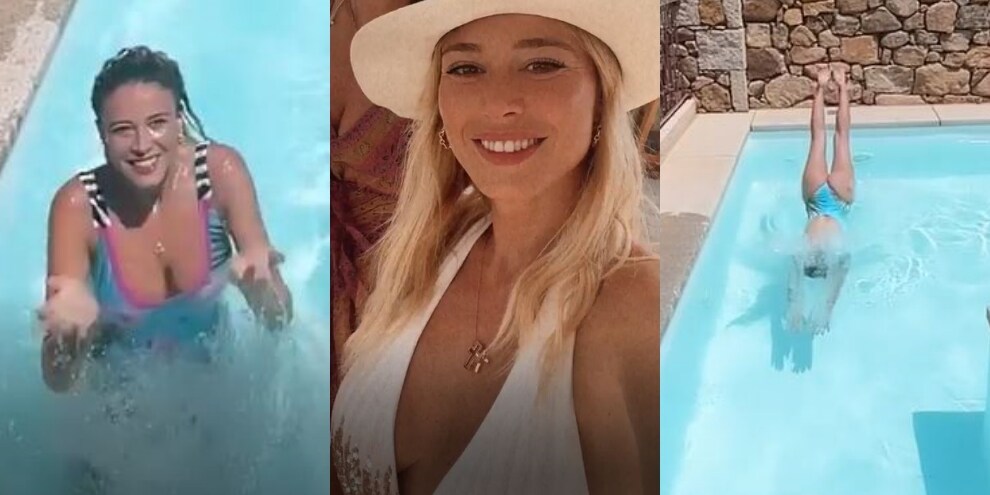 Diletta Leotta, vacanza loca tra balli e tuffi
