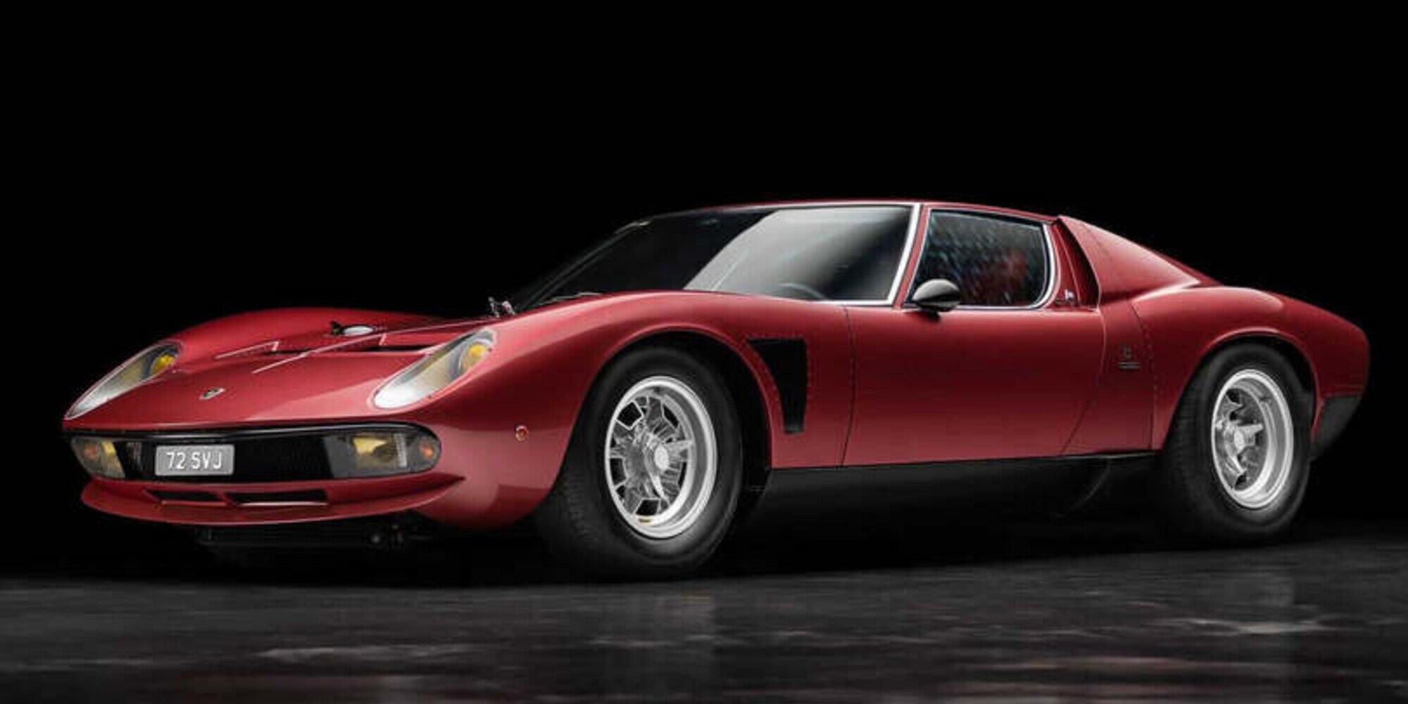 Lamborghini Miura SVJ, all'asta una sexy supercar anni '70