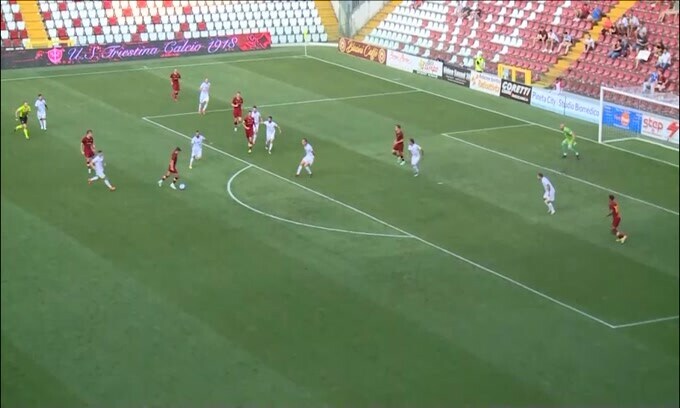Triestina-Roma 0-1, azioni e gol: Mourinho sorride con Zalewski