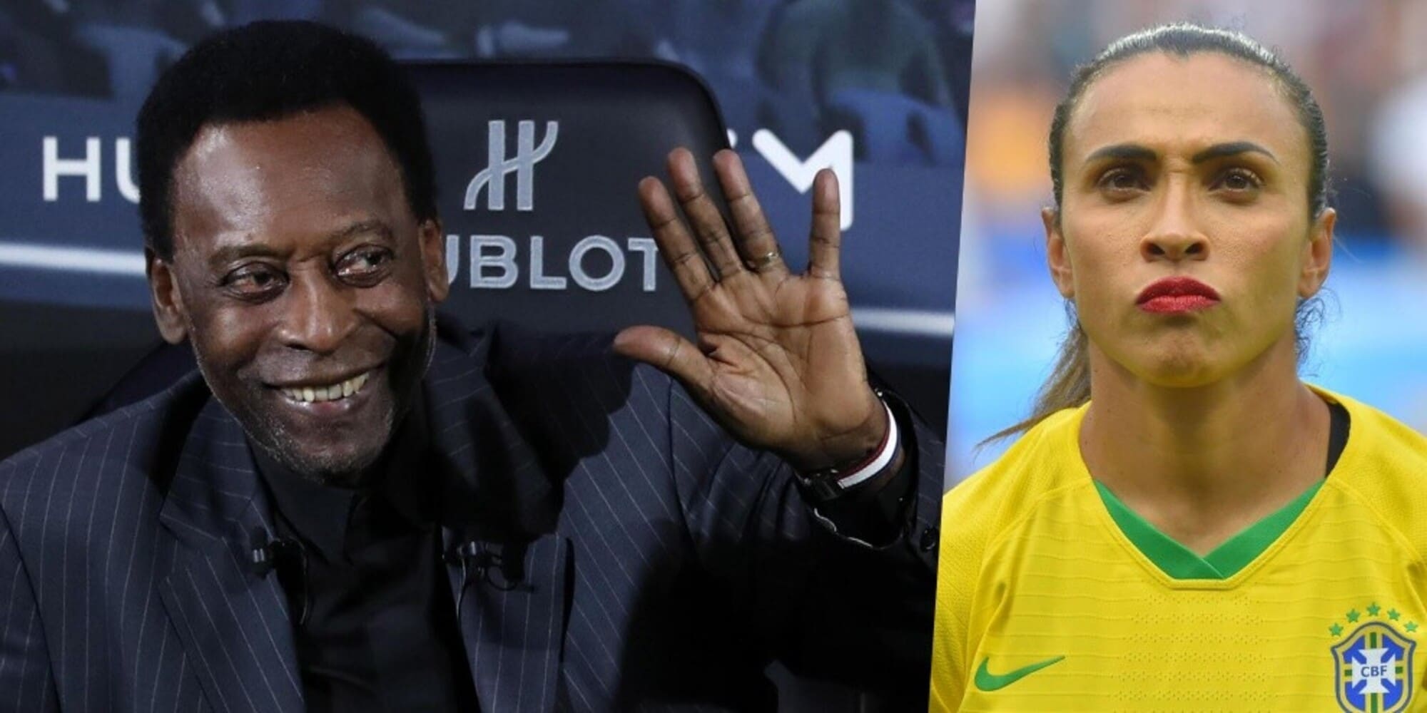 Pelé celebra Marta: "Spazio alle donne. Crei un mondo migliore"