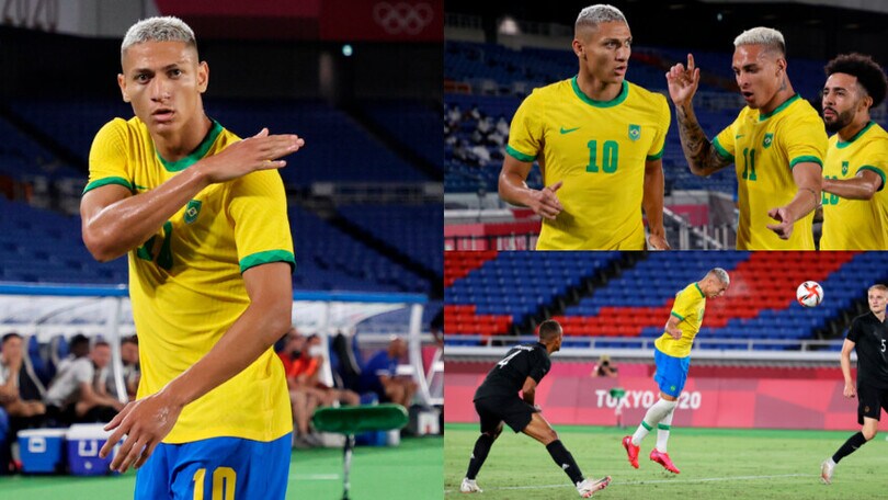 Tokyo 2020, Richarlison devastante! Tripletta in 30' alla Germania
