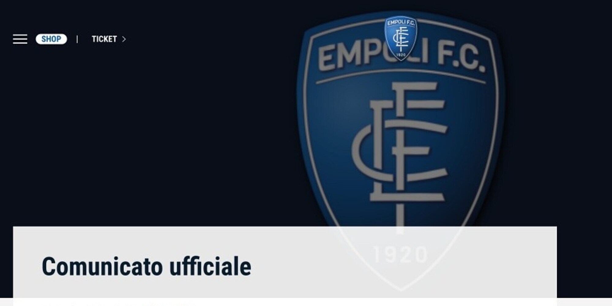 Empoli, cluster Covid nel gruppo squadra: spuntano 6 positivi