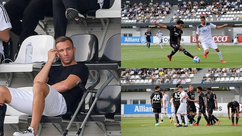 McKennie guida la Juve dei giovani, Arthur osserva in tribuna