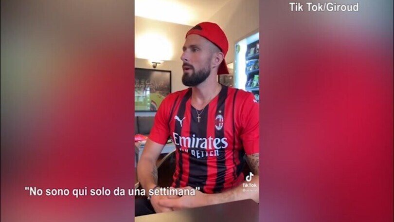 Milan, Giroud parla già italiano..