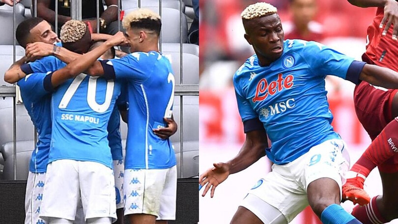 Osimhen show! Il Napoli stende il Bayern Monaco