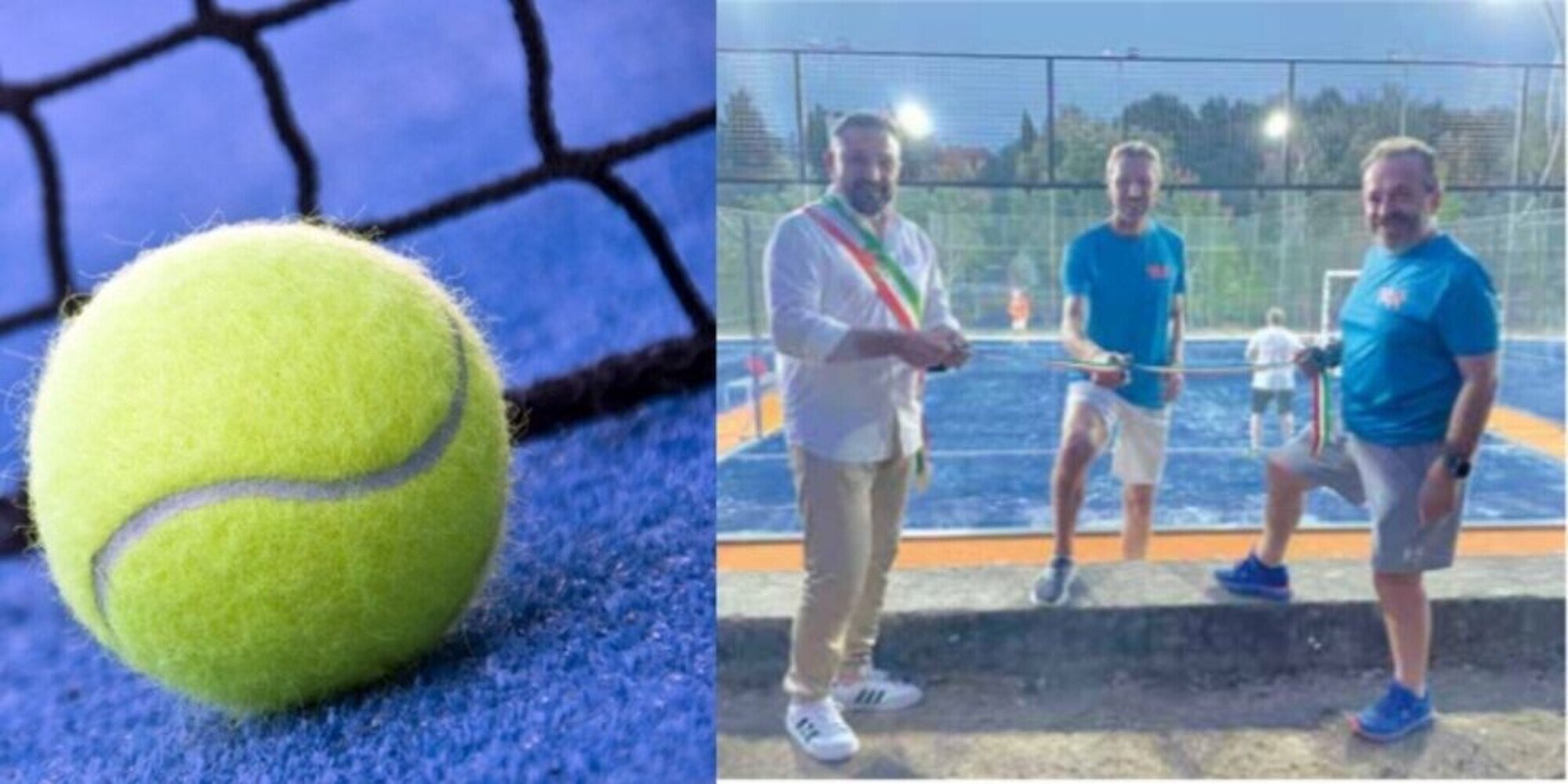 Padel, l'ex pallavolista Pippi inaugura il primo centro a Chiusi
