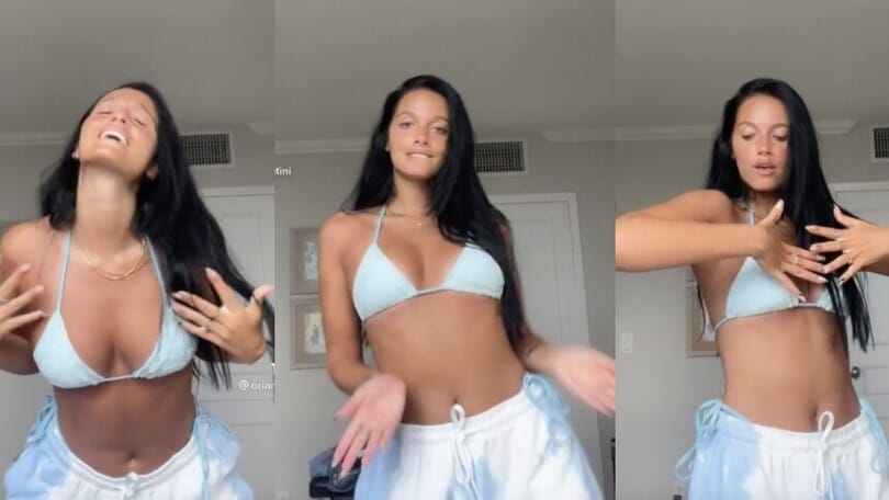 Oriana Sabatini e il balletto sensuale su TikTok