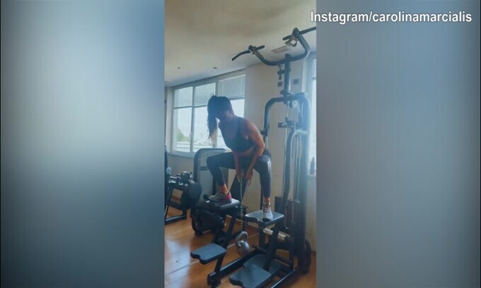 Fine delle vacanze per Carolina Marcialis, si torna in palestra