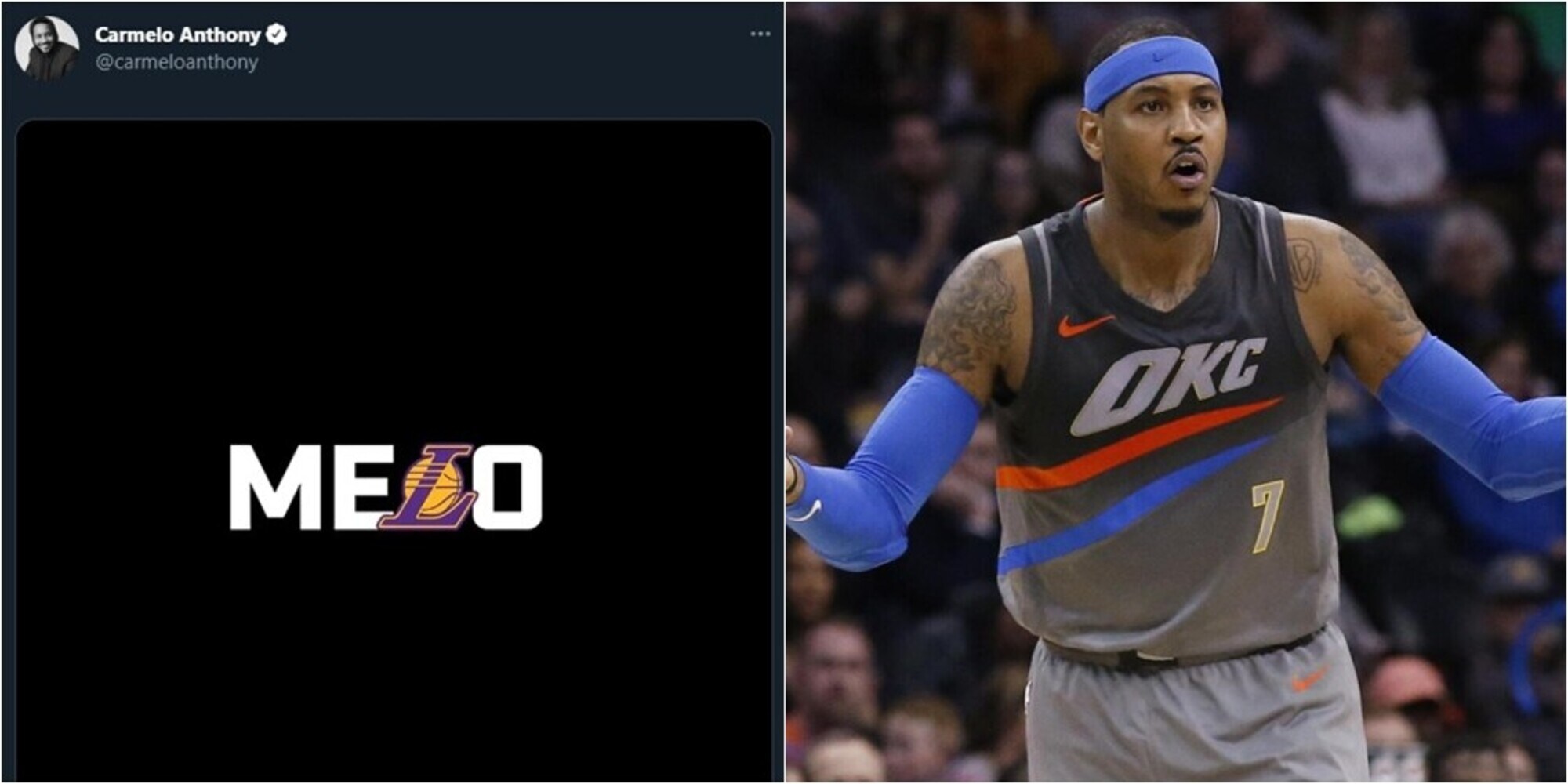 Nba, Carmelo Anthony firma per i Lakers: l'annuncio sui social