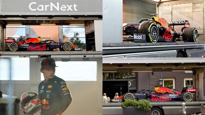Verstappen: CarNext consegna al pilota la RB14 del 2018