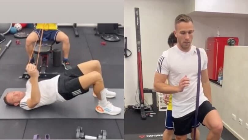 Arthur e la riabilitazione dopo l'intervento