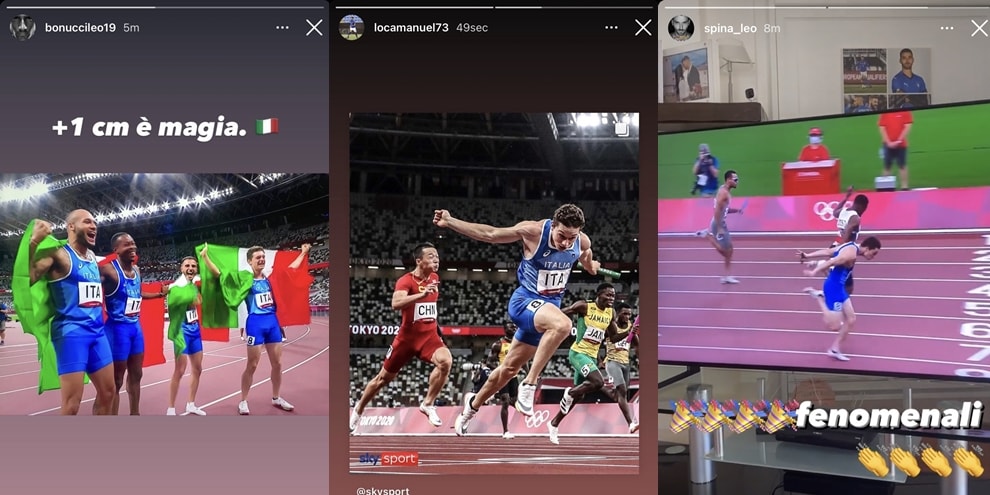 Italia leggendaria nell'atletica, che festa sui social! Bonucci, Locatelli ma non solo...
