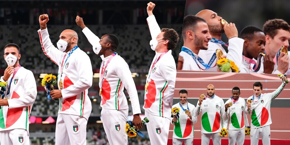 L'Italia chiamò: che festa per l'oro nella 4x100!