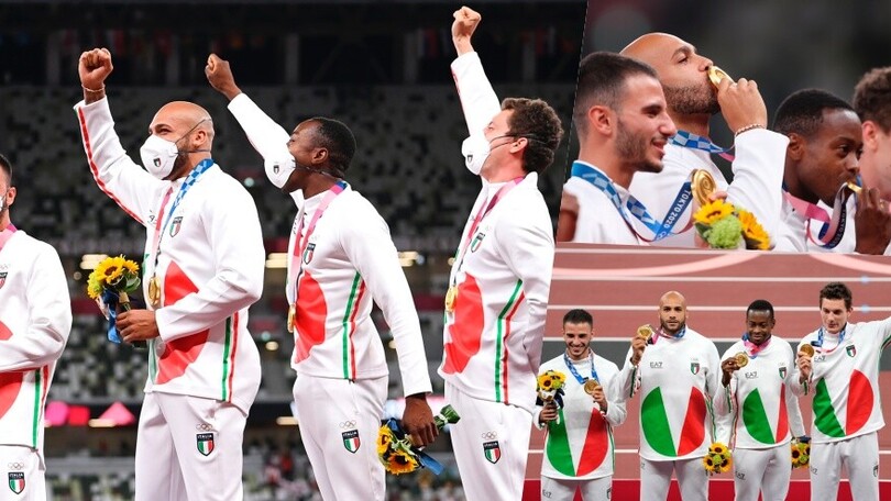 L'Italia chiamò: che festa per l'oro nella 4x100!