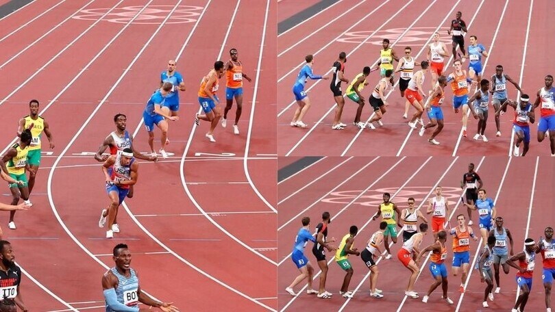 Azzurri record nella 4x400, ma è solo 7° posto: errore all'ultimo cambio