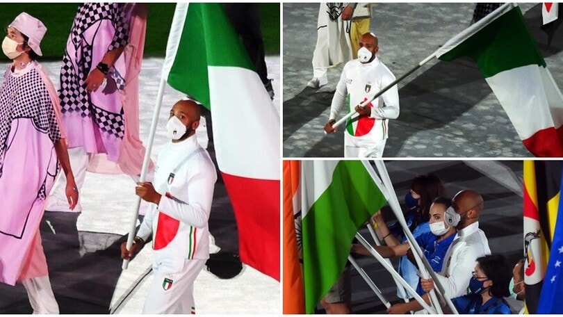 Tokyo2020, Italia: Jacobs sfila col Tricolore nella cerimonia di chiusura