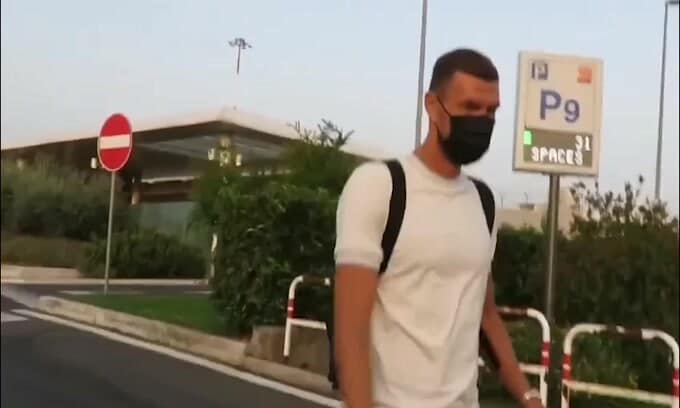 Dzeko: "Domani a Trigoria? Vediamo..step by step"