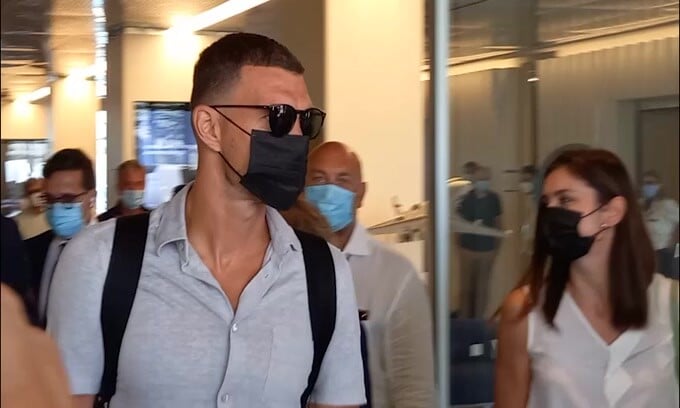 Inter, lo sbarco di Dzeko a Milano