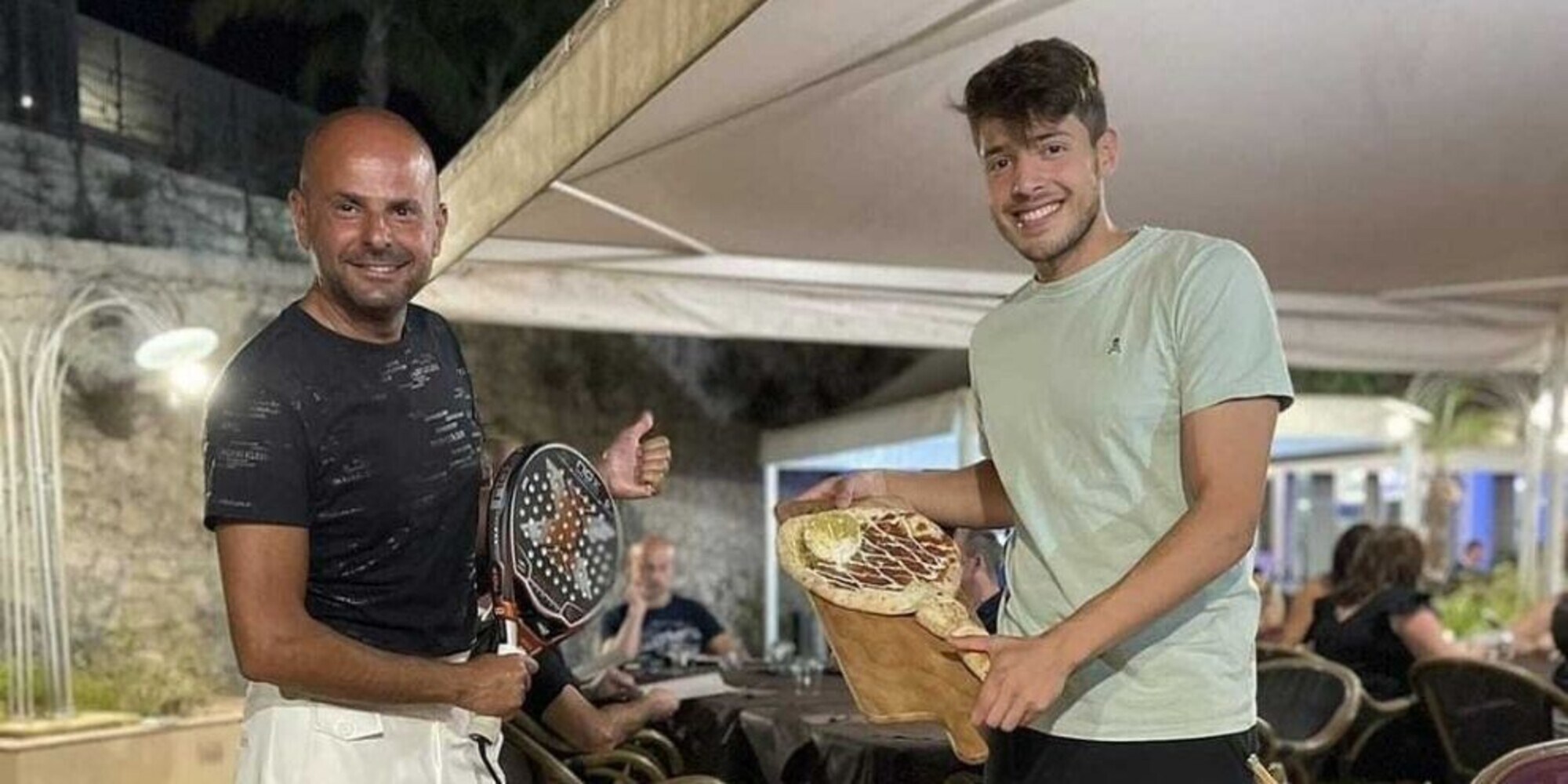 Luciano Carciotto re della pizza... e del Padel
